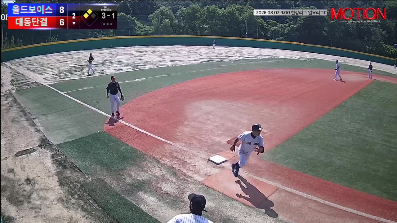 유현수(15번, 대동단결) 1루타 클립 | vs 올드보이스 | 8/2 (고촌 야구장)