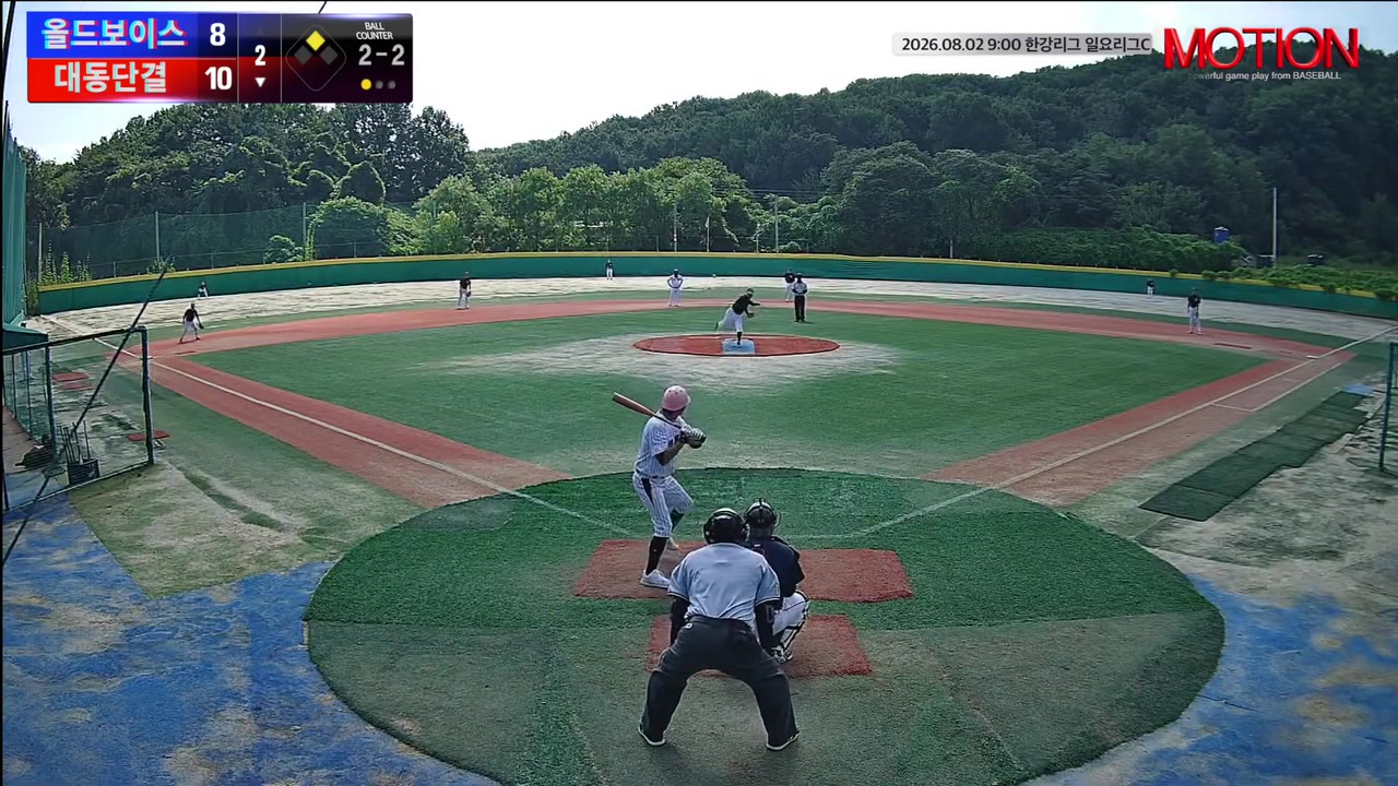 김용진(99번, 대동단결) 사구 클립 | vs 올드보이스 | 8/2 (고촌 야구장)