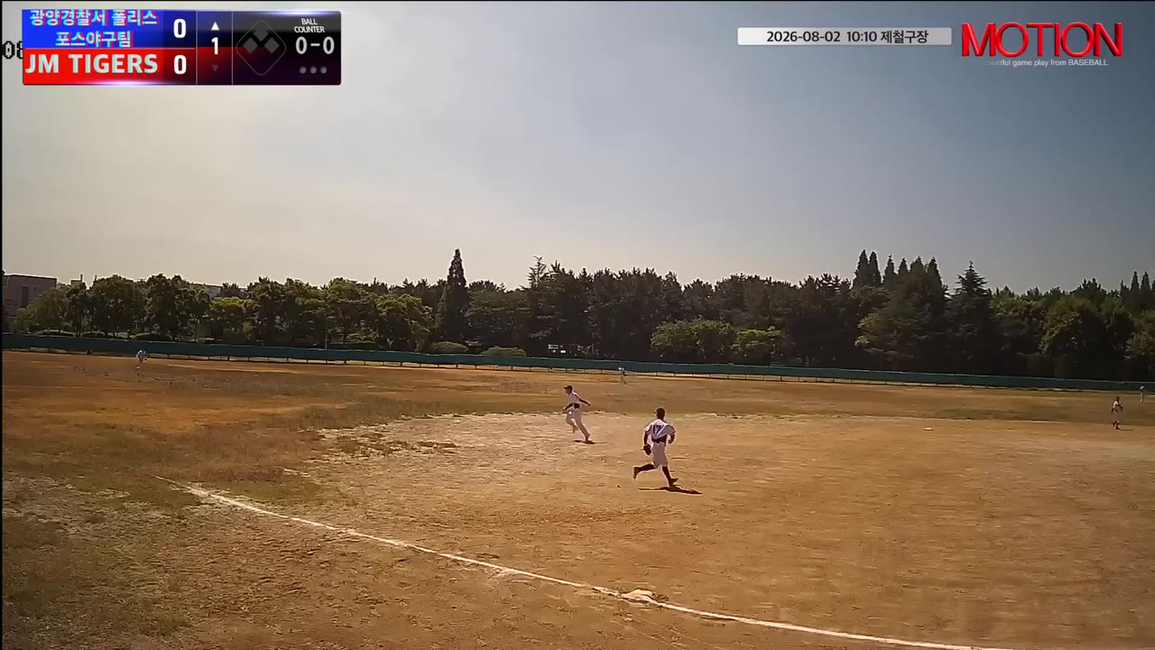 이종관(15번, 광양경찰서 폴리스포스야구팀) 1루타 클립 | vs JM TIGERS | 8/2 (제철구장)