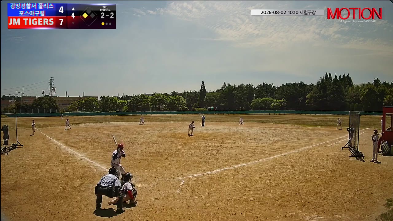 이종관(15번, 광양경찰서 폴리스포스야구팀) 1루타 클립 | vs JM TIGERS | 8/2 (제철구장)