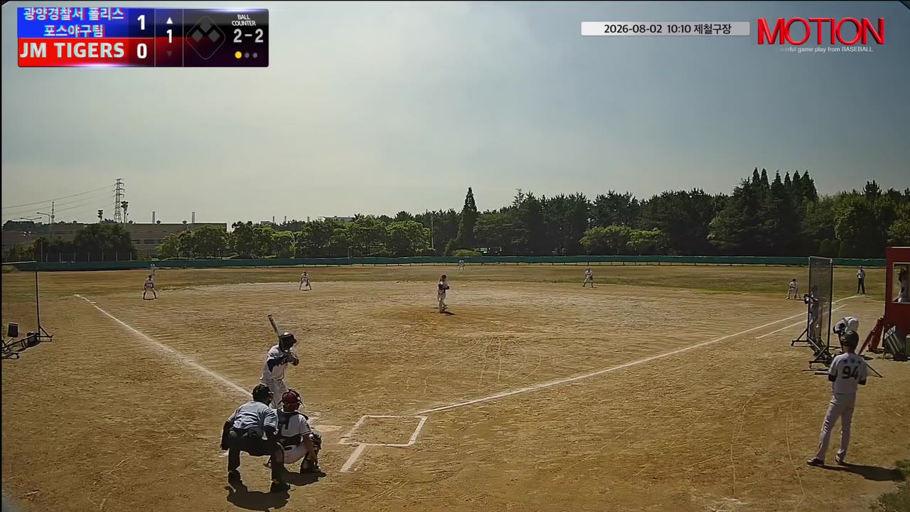 광양경찰서 폴리스포스야구팀 주요 플레이 모음 | vs JM TIGERS | 8/2 (제철구장)