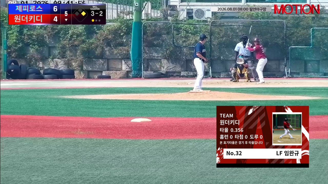 원더키디 주요 플레이 모음 | vs 제피로스 | 8/1 (필연야구장)