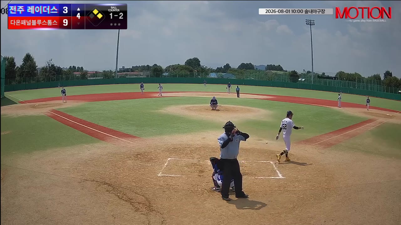 윤기선(52번, 전주 레이더스) 사구 클립 | vs 다온패널블루스톰스 | 8/1 (솔내야구장)