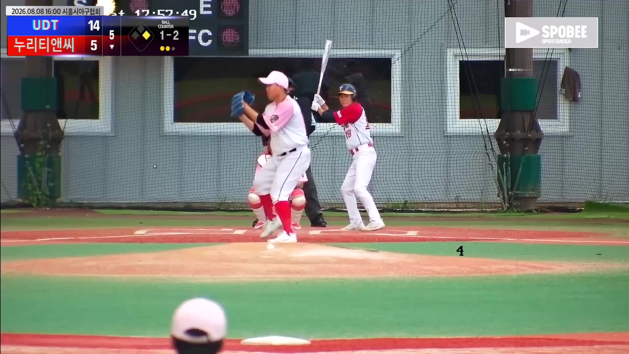 서창순(19번, 누리티앤씨) 실책 클립 | vs UDT | 8/8 (에코피아야구장)