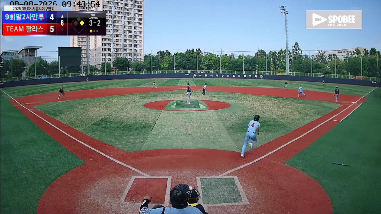 장대한(4번, 9회말2사만루) 플라이 클립 | vs TEAM 꽐라스 | 8/8 (소망야구장)