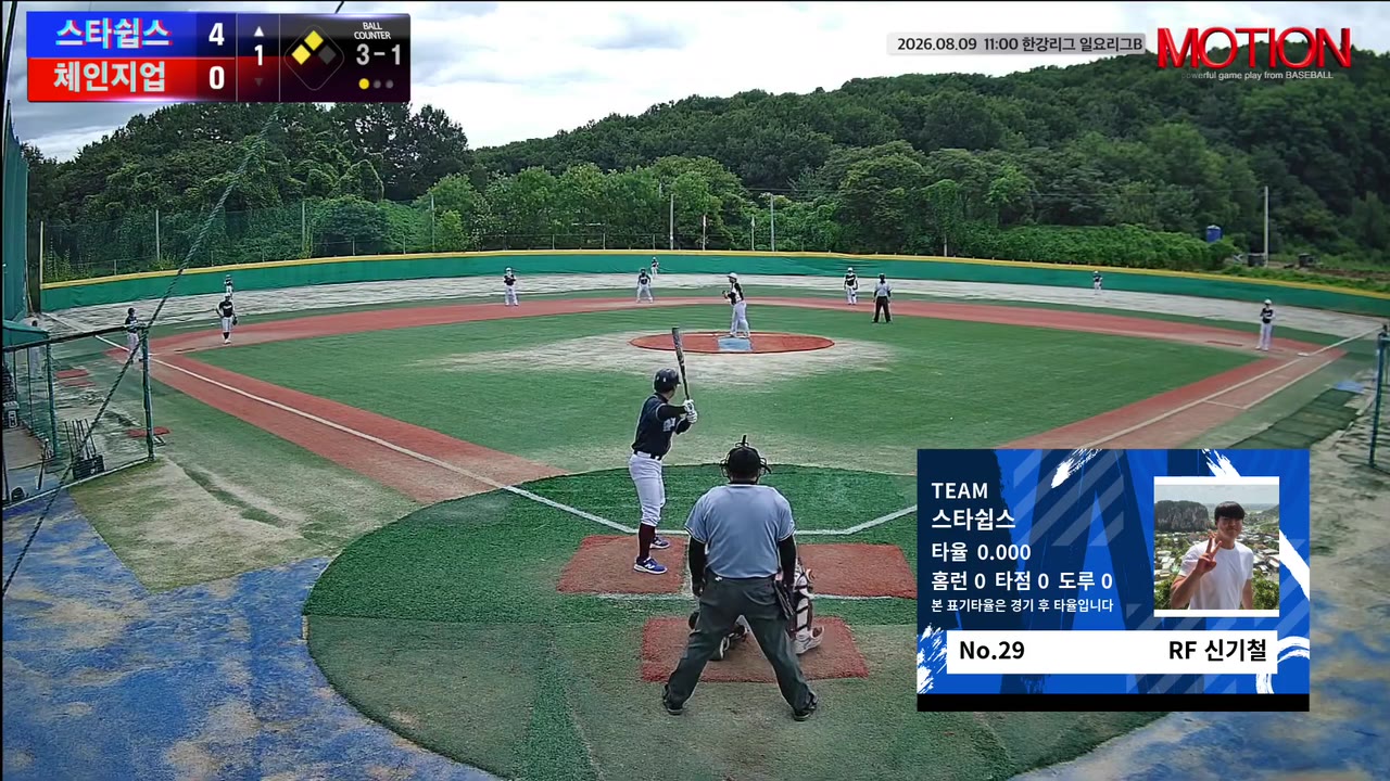 이상범(29번, 체인지업) 사구 클립 | vs 스타쉽스 | 8/9 (고촌 야구장)