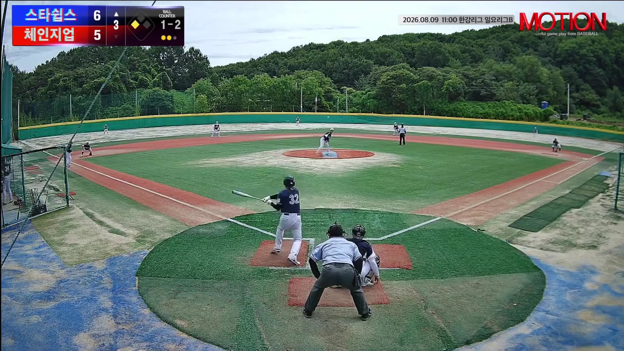 최인호(32번, 체인지업) 2루타 클립 | vs 스타쉽스 | 8/9 (고촌 야구장)