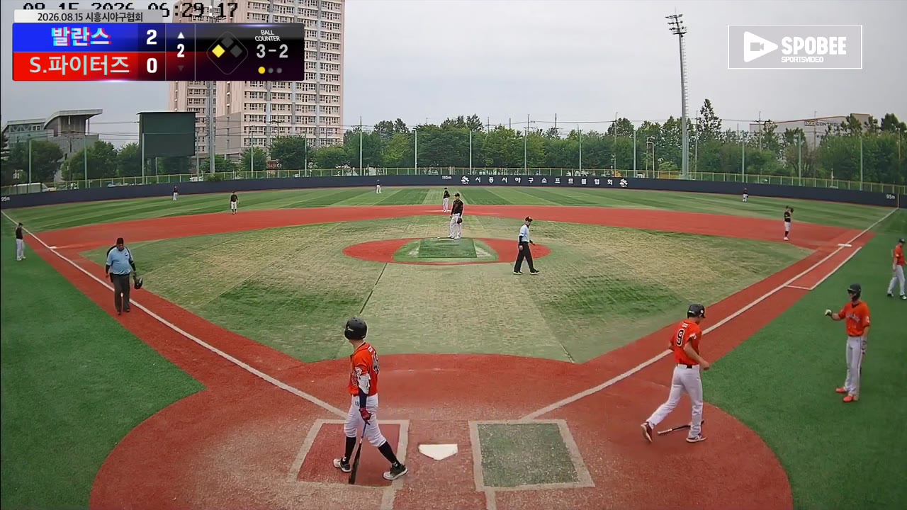 정장호(48번, 발란스) 땅볼 클립 | vs S.파이터즈 | 8/15 (소망야구장)