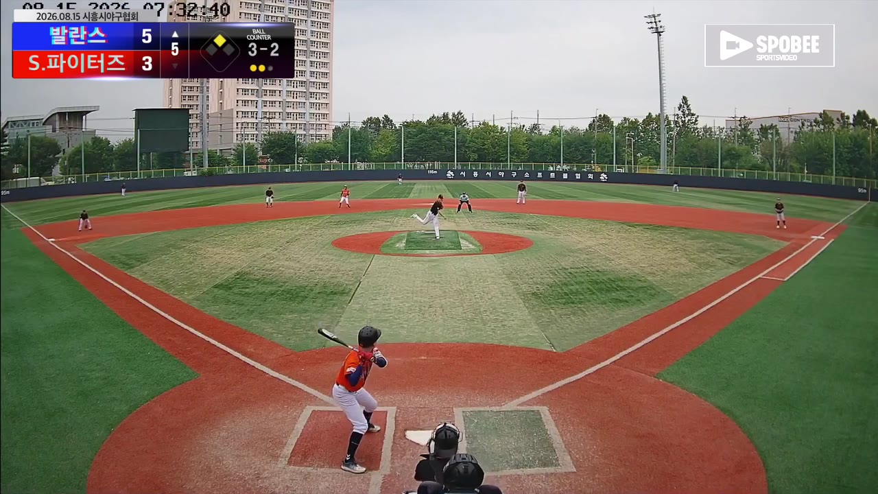 정장호(48번, 발란스) 땅볼 클립 | vs S.파이터즈 | 8/15 (소망야구장)