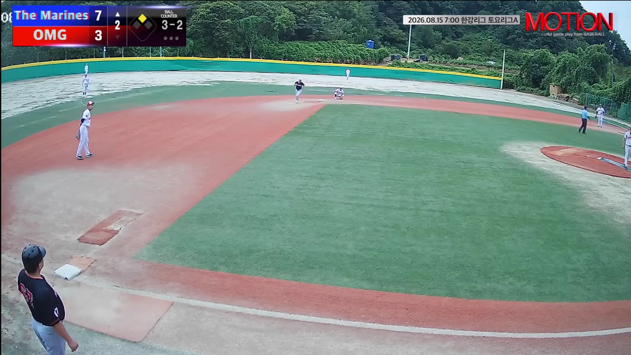 조영(54번, The Marines) 홈런 클립 | vs OMG | 8/15 (고촌 야구장)