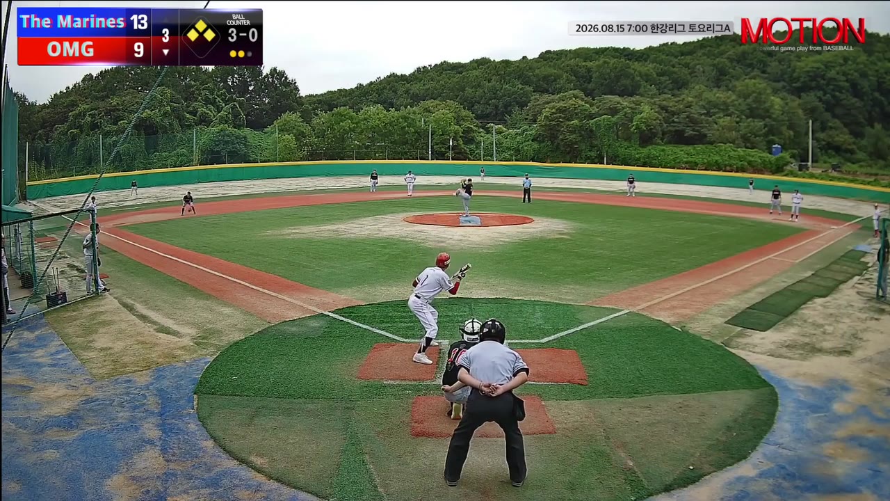 김광식(11번, OMG) 볼넷 클립 | vs The Marines | 8/15 (고촌 야구장)