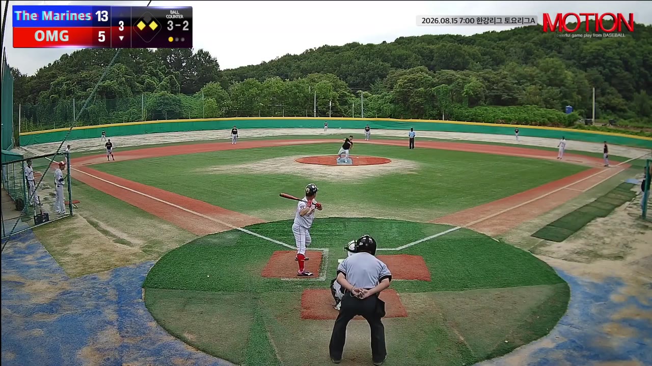 원종수(5번, OMG) 볼넷 클립 | vs The Marines | 8/15 (고촌 야구장)