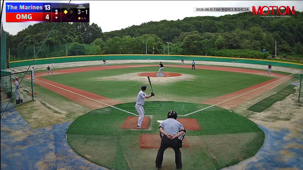 하삼석(3번, OMG) 실책 클립 | vs The Marines | 8/15 (고촌 야구장)