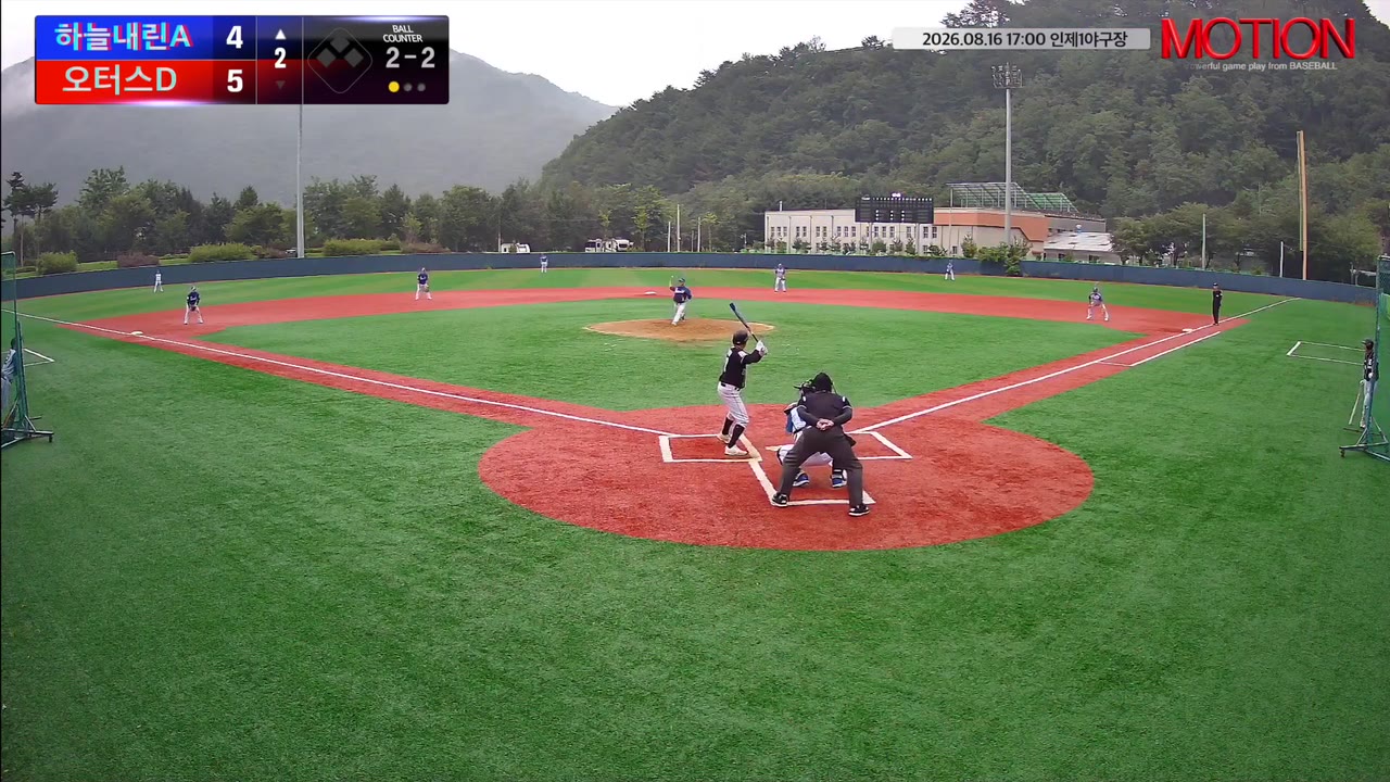 손꼽힌(27번, 하늘내린A) 사구 클립 | vs 오터스D | 8/16 (인제1야구장)