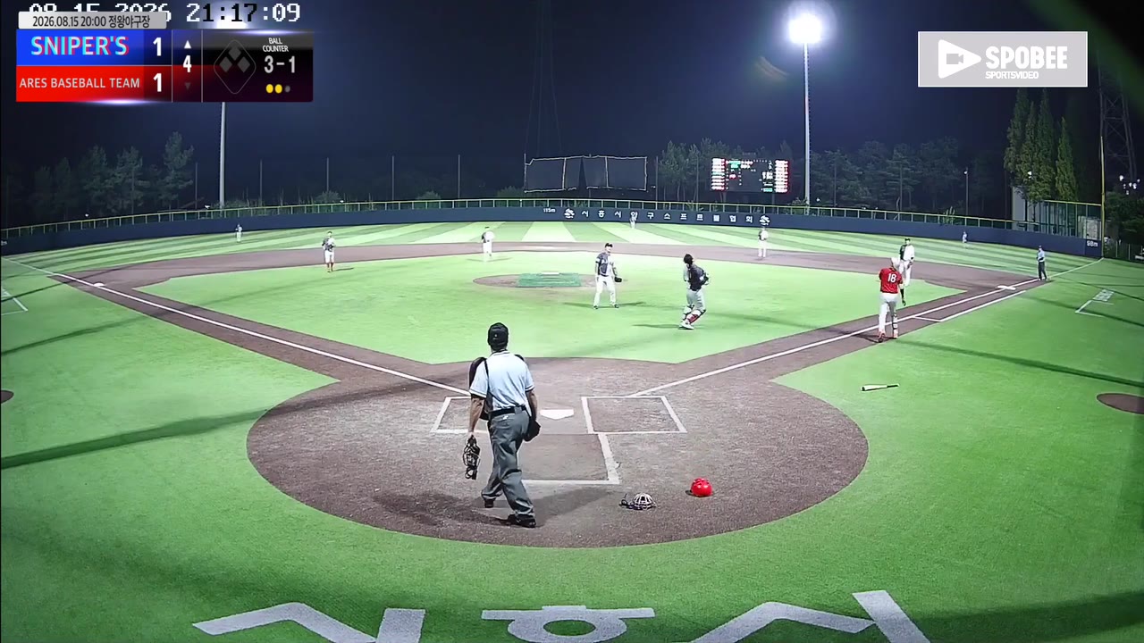 신두병(18번, SNIPER'S) 실책 클립 | vs ARES BASEBALL TEAM(ASURA) | 8/15 (정왕야구장)
