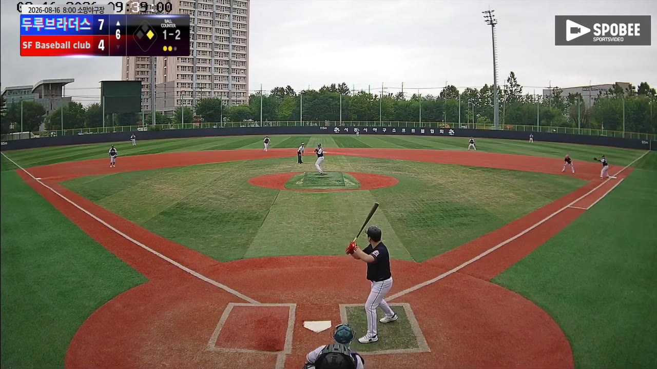 두루브라더스, 1회 4득점 앞세워 SF Baseball club 추격 뿌리쳐