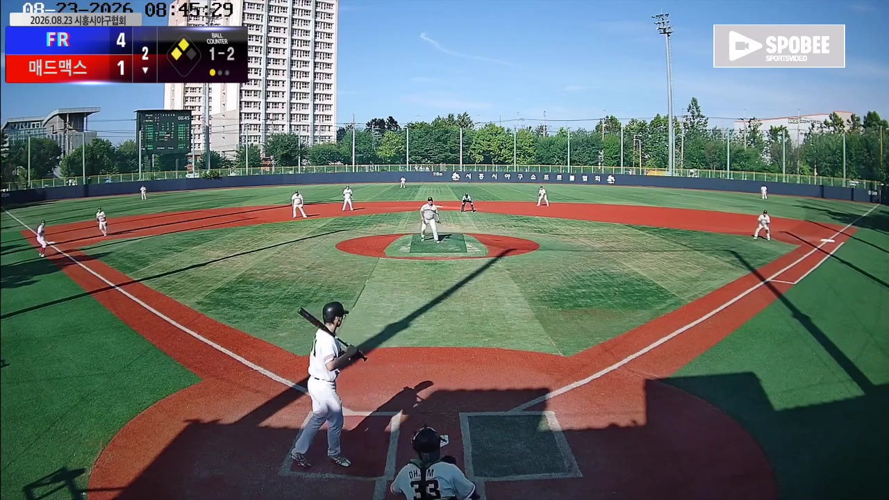 김상현(61번, 매드맥스) 낫아웃 클립 | vs FR | 8/23 (소망야구장)