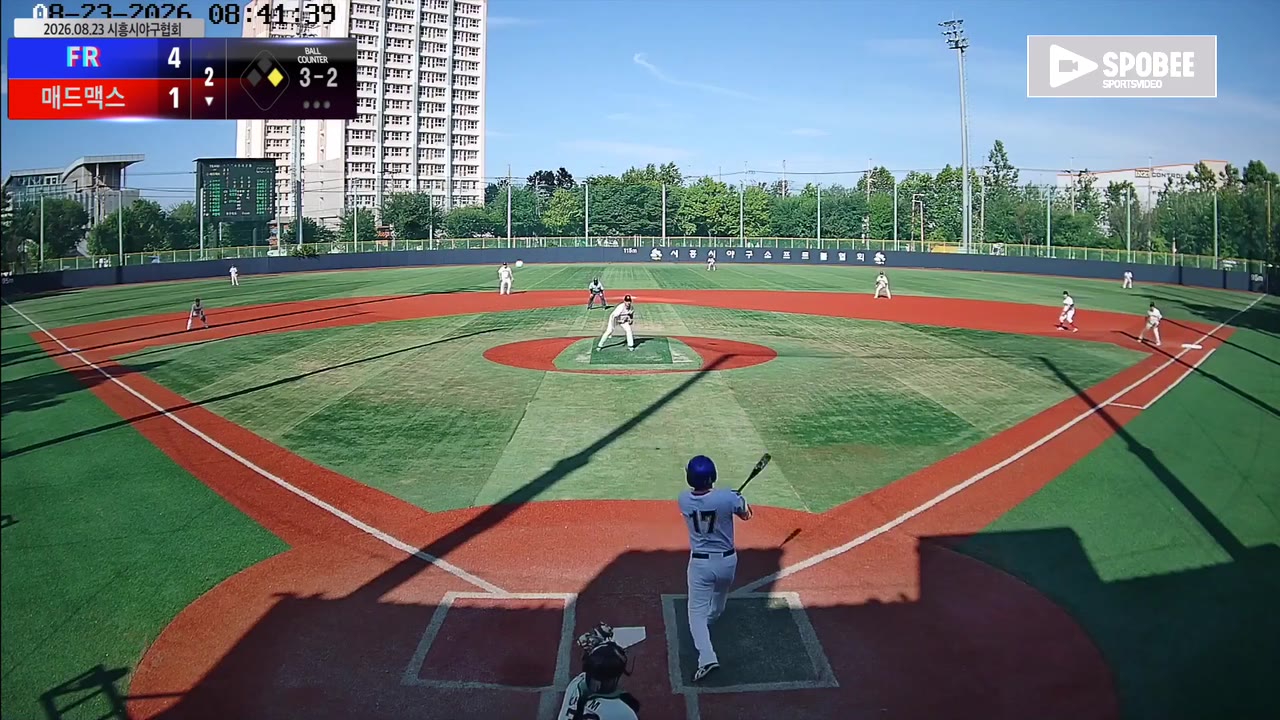 김정우(17번, 매드맥스) 실책 클립 | vs FR | 8/23 (소망야구장)