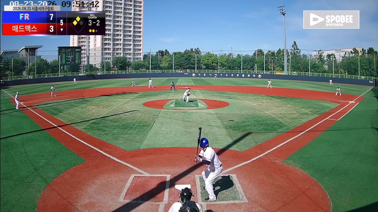 김정우(17번, 매드맥스) 볼넷 클립 | vs FR | 8/23 (소망야구장)