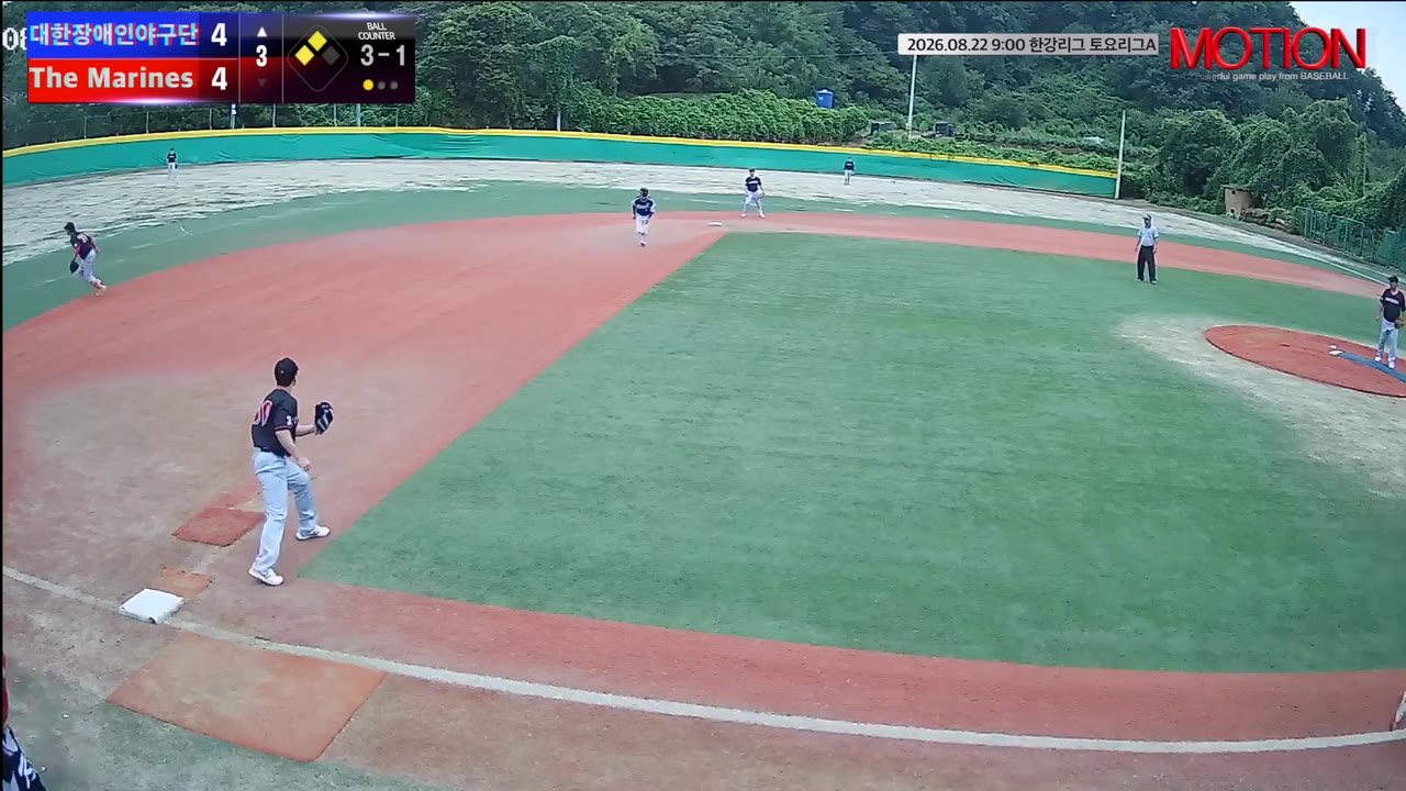 이환철(7번, 대한장애인야구단) 1루타 클립 | vs The Marines | 8/22 (고촌 야구장)