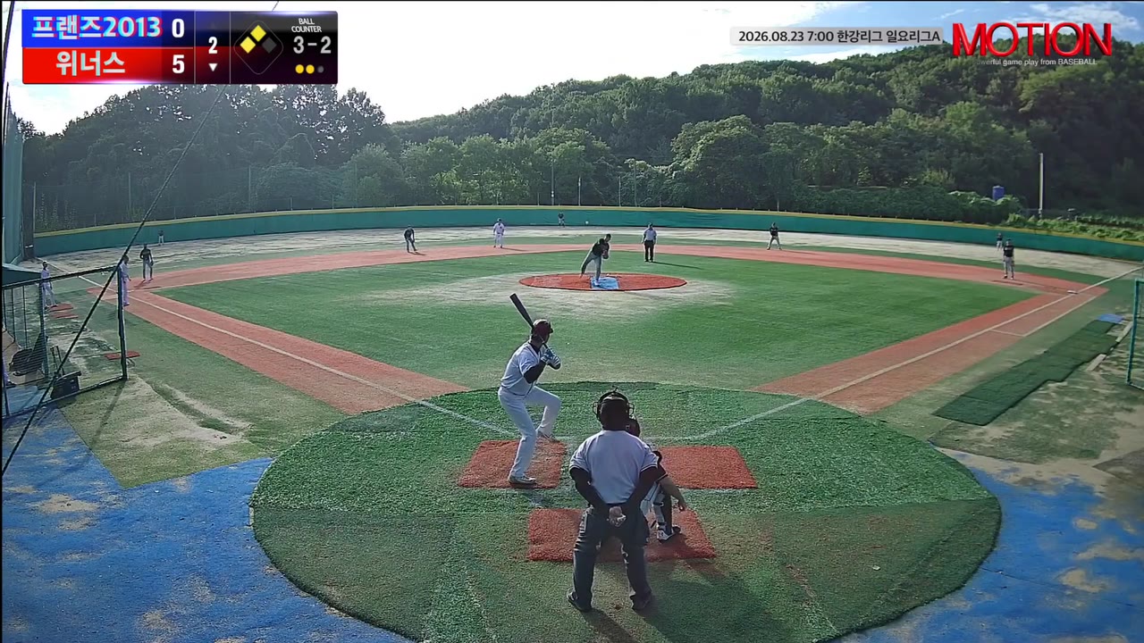 이인태(13번, 위너스) 볼넷 클립 | vs 프랜즈2013 | 8/23 (고촌 야구장)