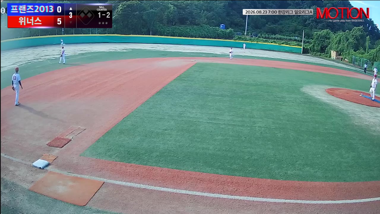 김옥일(41번, 프랜즈2013) 1루타 클립 | vs 위너스 | 8/23 (고촌 야구장)
