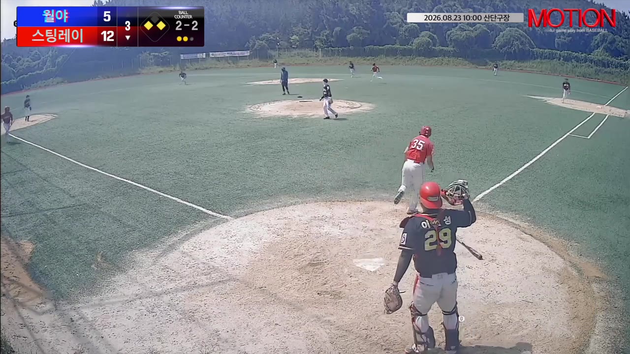 차철원(35번, 스팅레이) 실책 클립 | vs 월야 | 8/23 (산단구장)