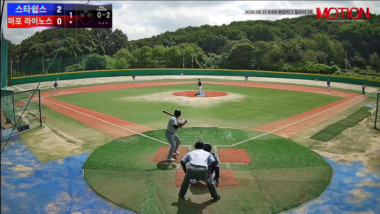 김무신(99번, 마포 라이노스) 볼넷 클립 | vs 스타쉽스 | 8/23 (고촌 야구장)