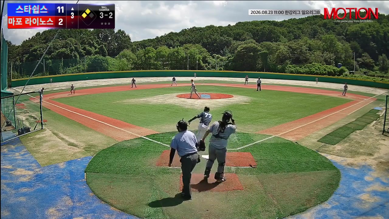 정경곤(77번, 스타쉽스) 실책 클립 | vs 마포 라이노스 | 8/23 (고촌 야구장)