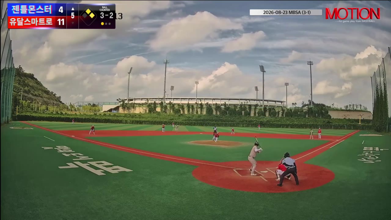 전재우(68번, 젠틀몬스터) 볼넷 클립 | vs 유달스마트로 | 8/23 (신축구장)
