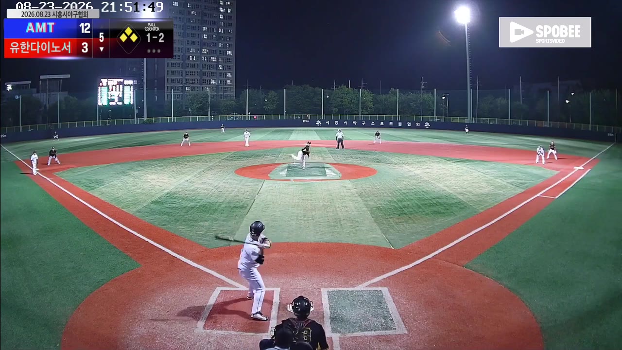 이창호(13번, 유한다이노서) 실책 클립 | vs AMT | 8/23 (소망야구장)