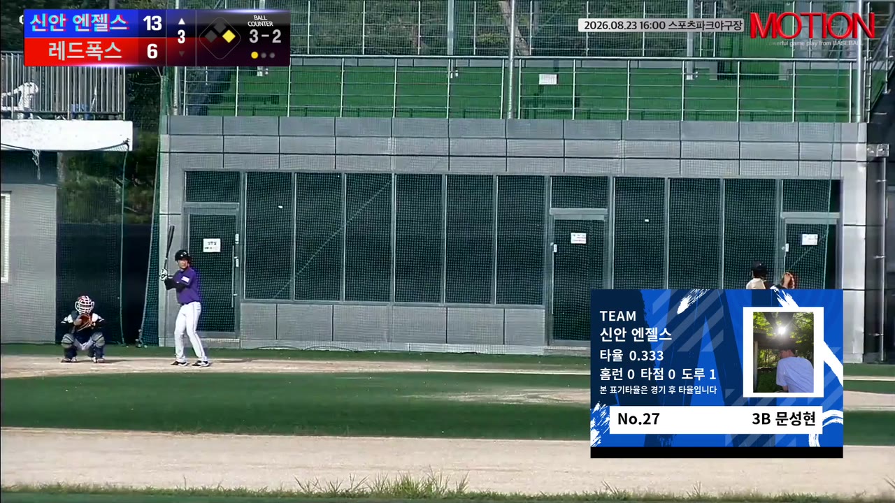 신안 엔젤스 주요 플레이 모음 | vs 레드폭스 | 8/23 (스포츠파크야구장)