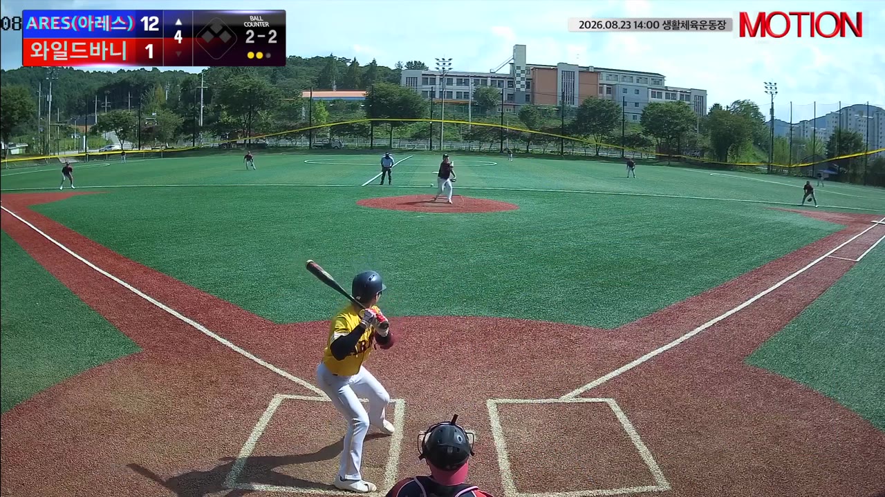 최동민(1번, ARES(아레스)) 2루타 클립 | vs 와일드바니 | 8/23 (생활체육운동장(제일고))