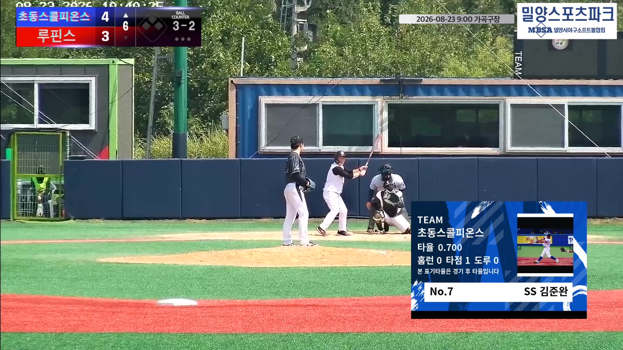 초동스콜피온스 주요 플레이 모음 | vs 루핀스 | 8/23 (가곡구장)