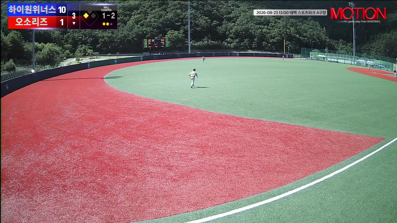 이규석(99번, 오소리즈) 1루타 클립 | vs 하이원위너스 | 8/23 (태백 스포츠파크 A구장)