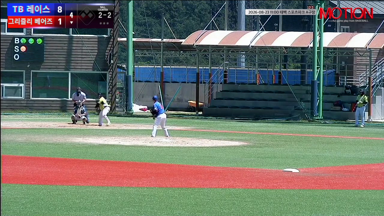 구자청(28번, 그리즐리 베어즈) 사구 클립 | vs TB 레이스 | 8/23 (태백 스포츠파크 A구장)