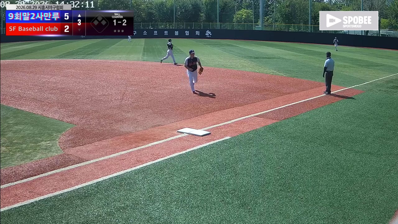 안정환(51번, 9회말2사만루) 1루타 클립 | vs SF Baseball club | 8/29 (소망야구장)