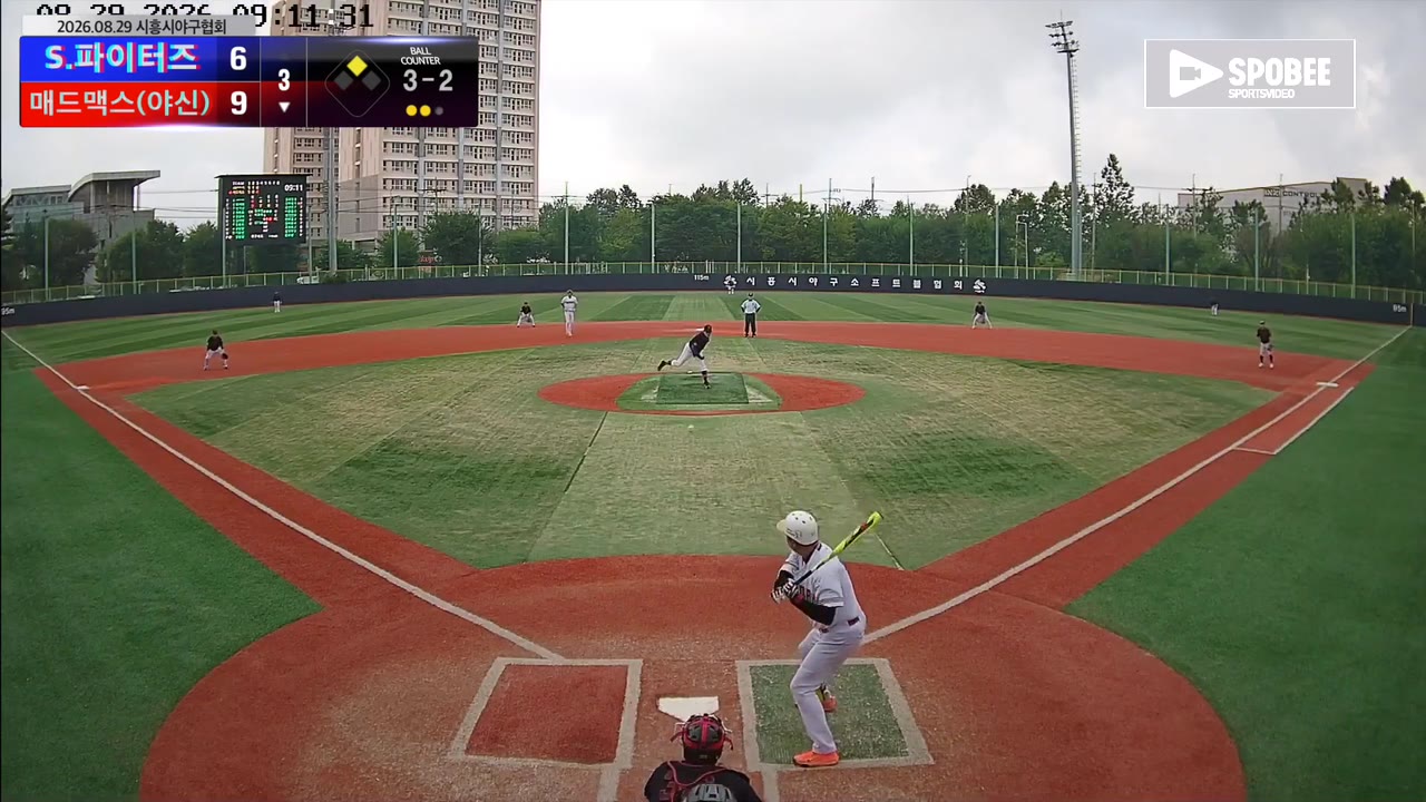 신두병(14번, 매드맥스(야신)) 1루타 클립 | vs S.파이터즈 | 8/29 (소망야구장)