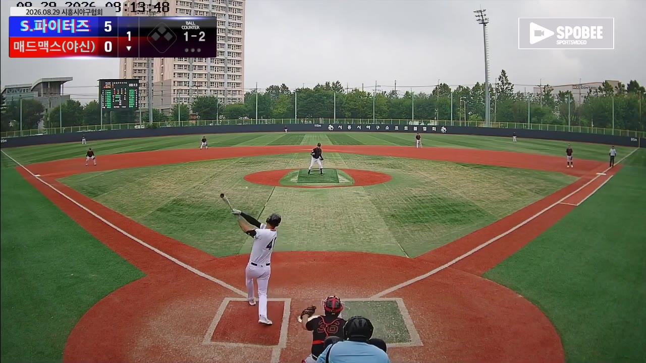 정희진(48번, 매드맥스(야신)) 실책 클립 | vs S.파이터즈 | 8/29 (소망야구장)
