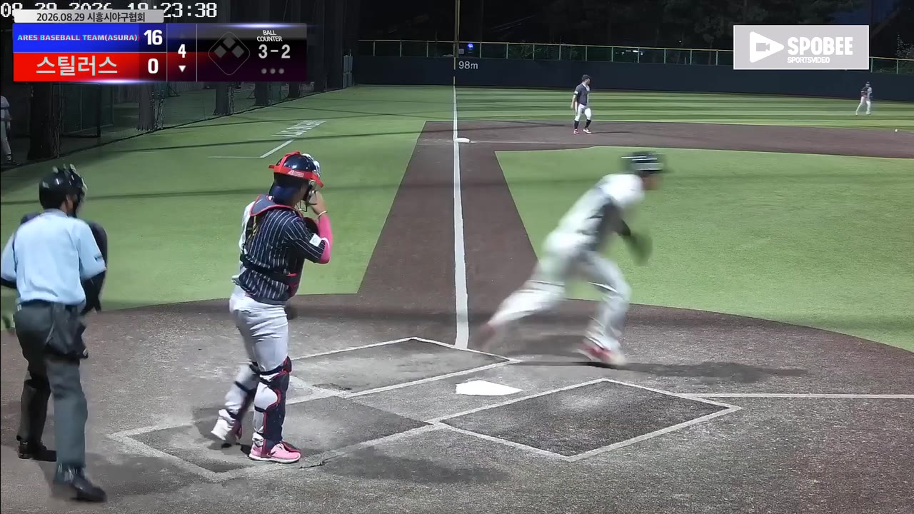 안상훈(44번, 스틸러스) 1루타 클립 | vs ARES BASEBALL TEAM(ASURA) | 8/29 (정왕야구장)