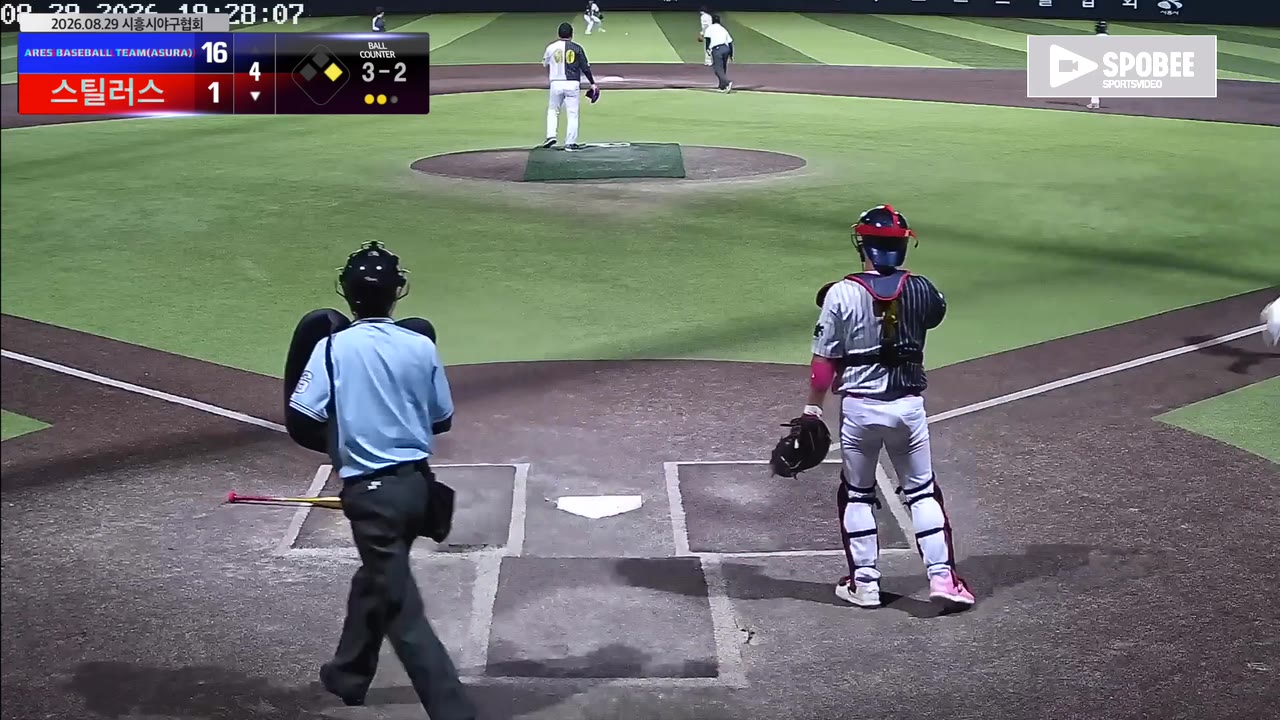 이진성(1번, 스틸러스) 1루타 클립 | vs ARES BASEBALL TEAM(ASURA) | 8/29 (정왕야구장)