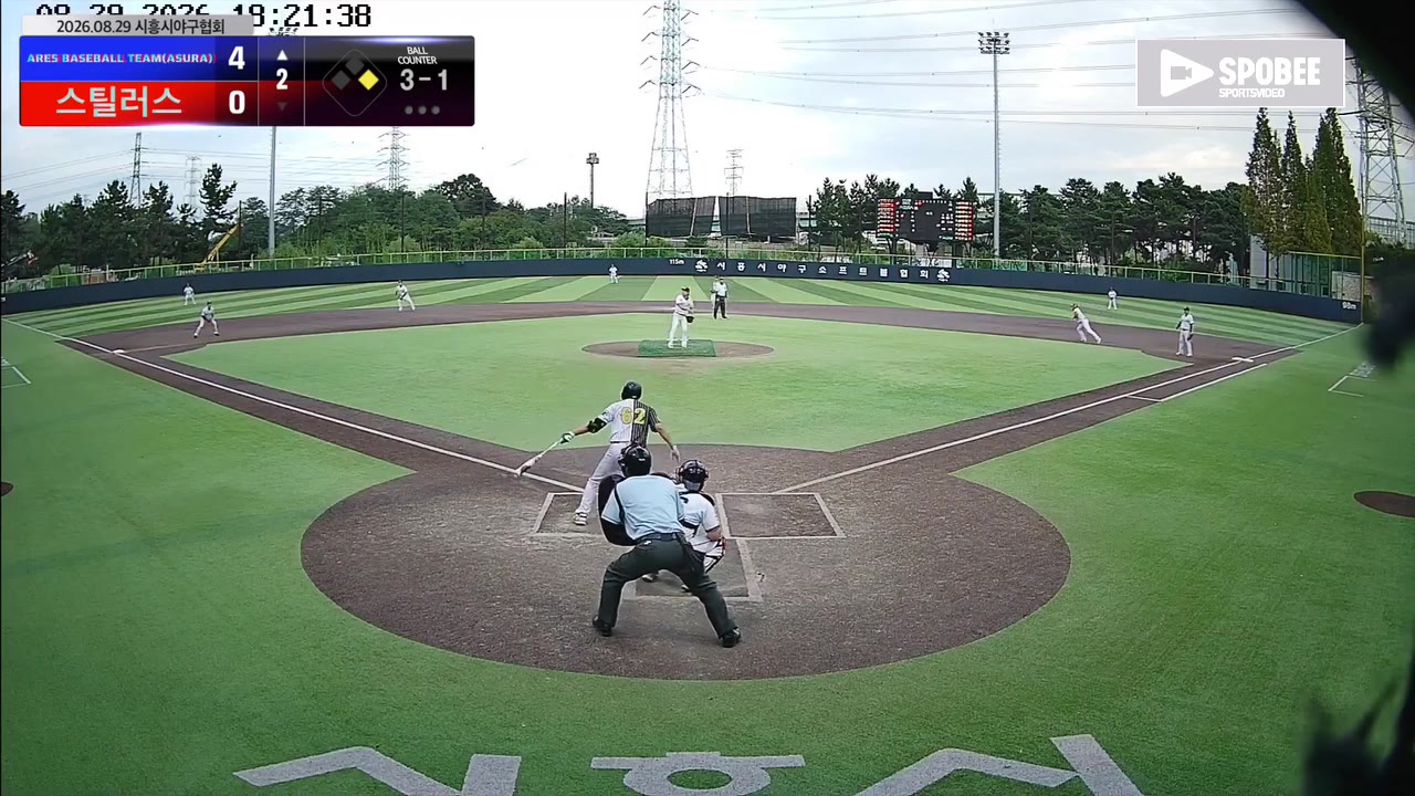 임철규(62번, ARES BASEBALL TEAM(ASURA)) 1루타 클립 | vs 스틸러스 | 8/29 (정왕야구장)