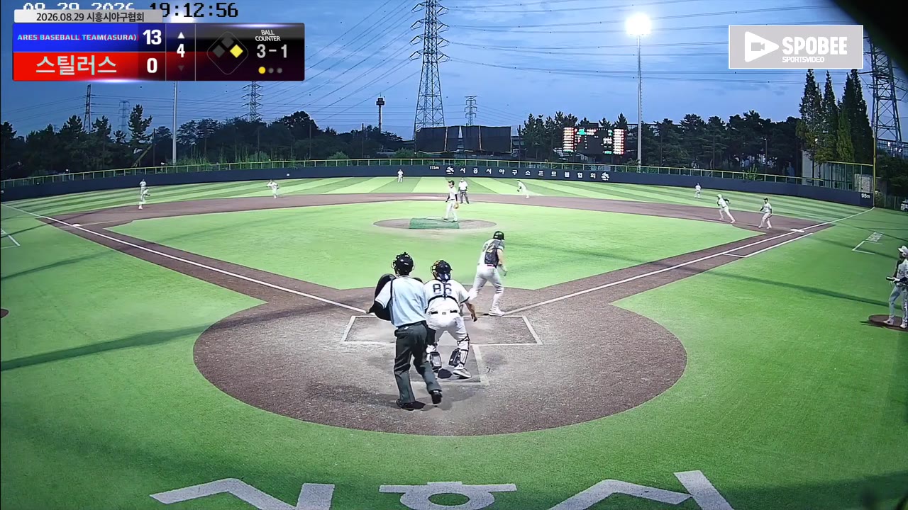 임철규(62번, ARES BASEBALL TEAM(ASURA)) 1루타 클립 | vs 스틸러스 | 8/29 (정왕야구장)