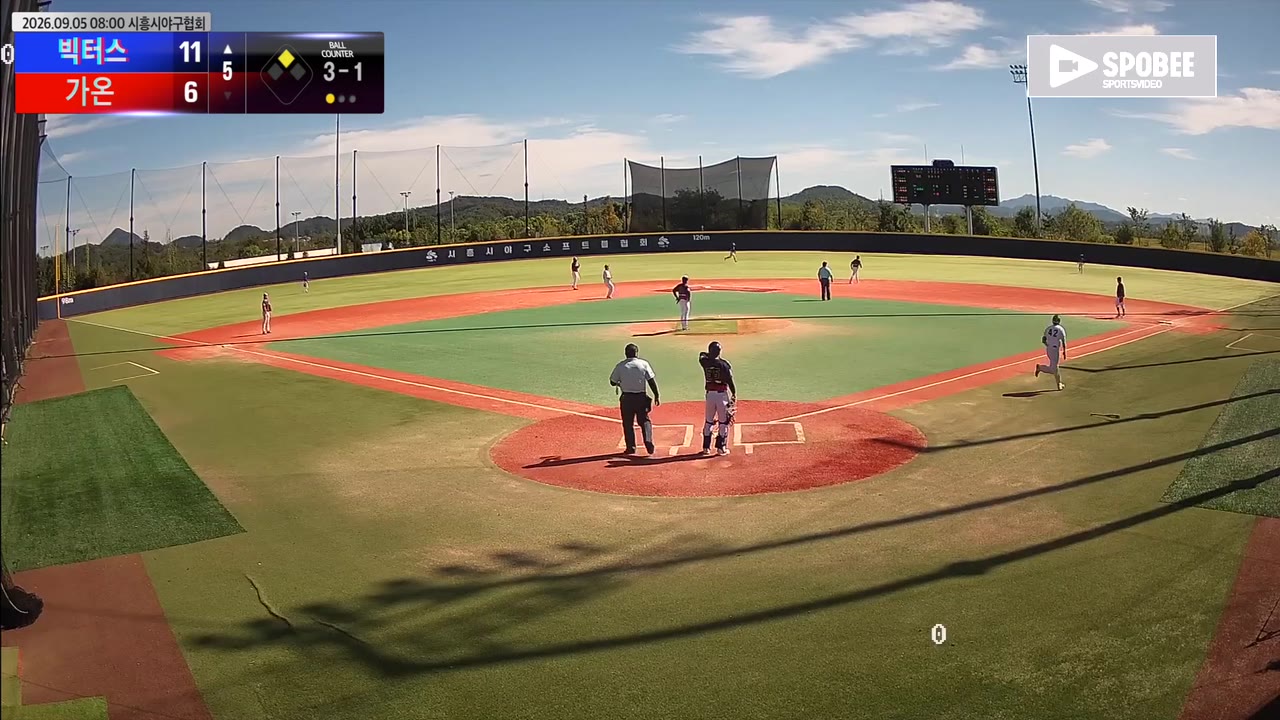 조성훈(42번, 빅터스) 홈런 클립 | vs 가온 | 9/5 (에코피아야구장)