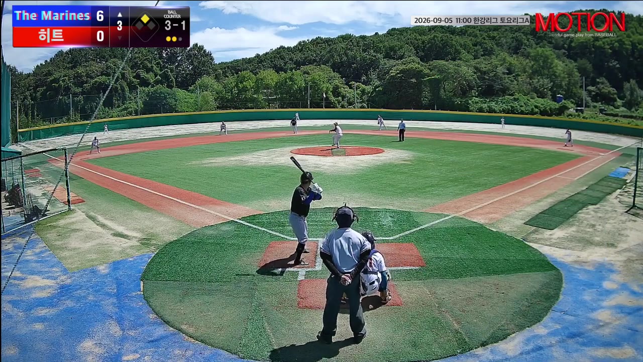 최형진(11번, The Marines) 볼넷 클립 | vs 히트 | 9/5 (고촌 야구장)
