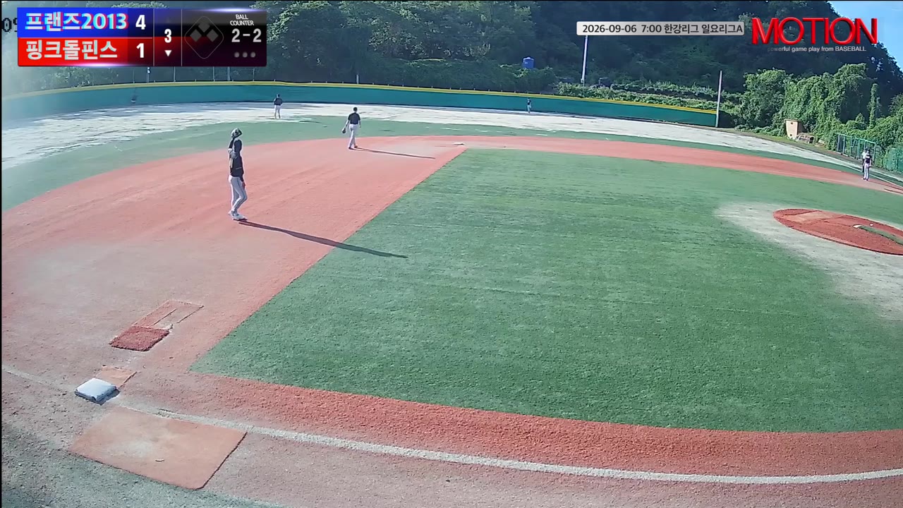 김동민(77번, 핑크돌핀스) 홈런 클립 | vs 프랜즈2013 | 9/6 (고촌 야구장)