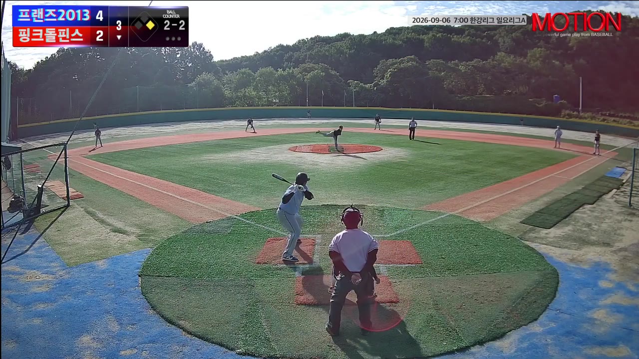 도윤상(86번, 핑크돌핀스) 1루타 클립 | vs 프랜즈2013 | 9/6 (고촌 야구장)