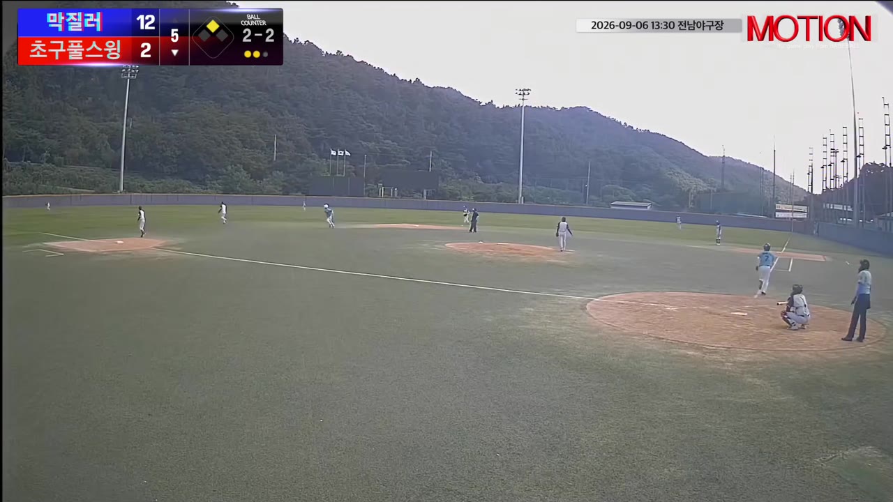 김황진(7번, 초구풀스윙) 2루타 클립 | vs 막질러 | 9/6 (전남야구장)