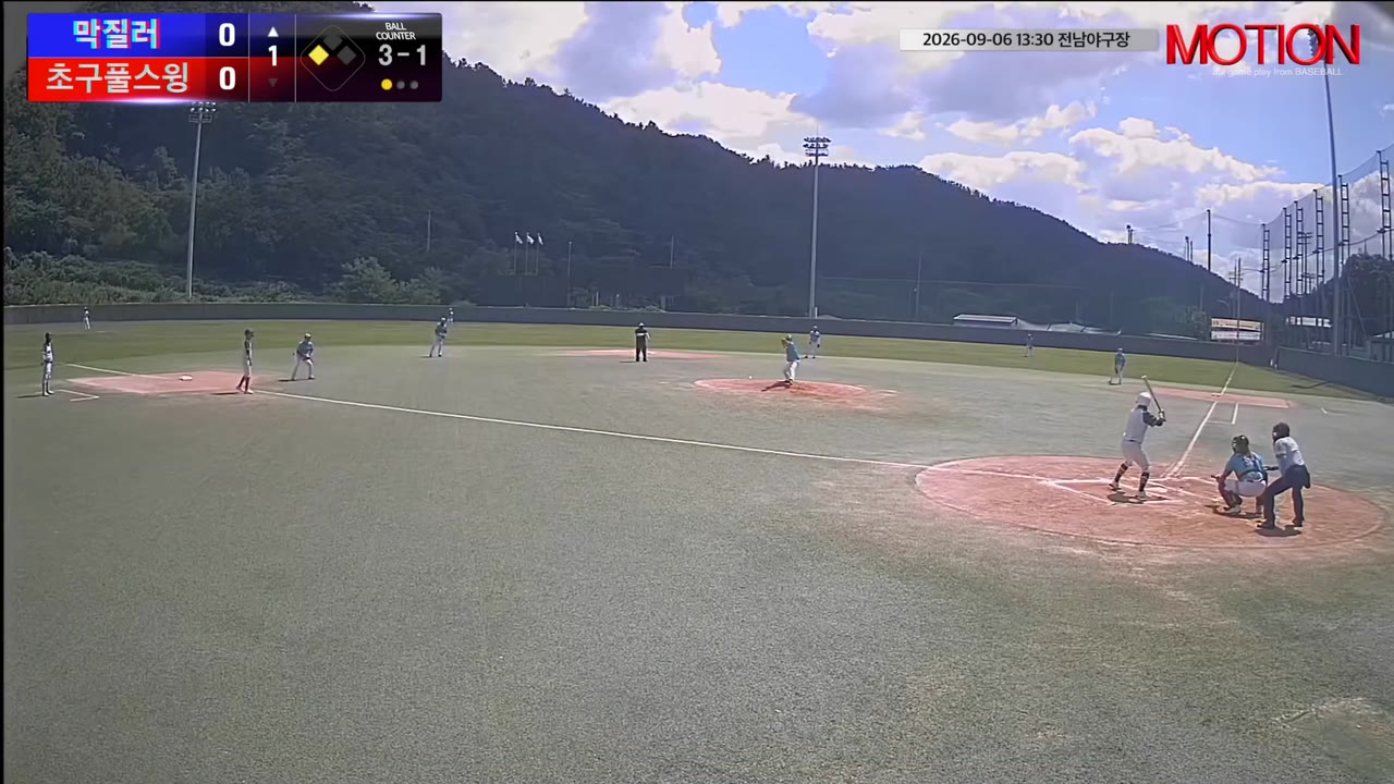 최주철(7번, 막질러) 볼넷 클립 | vs 초구풀스윙 | 9/6 (전남야구장)