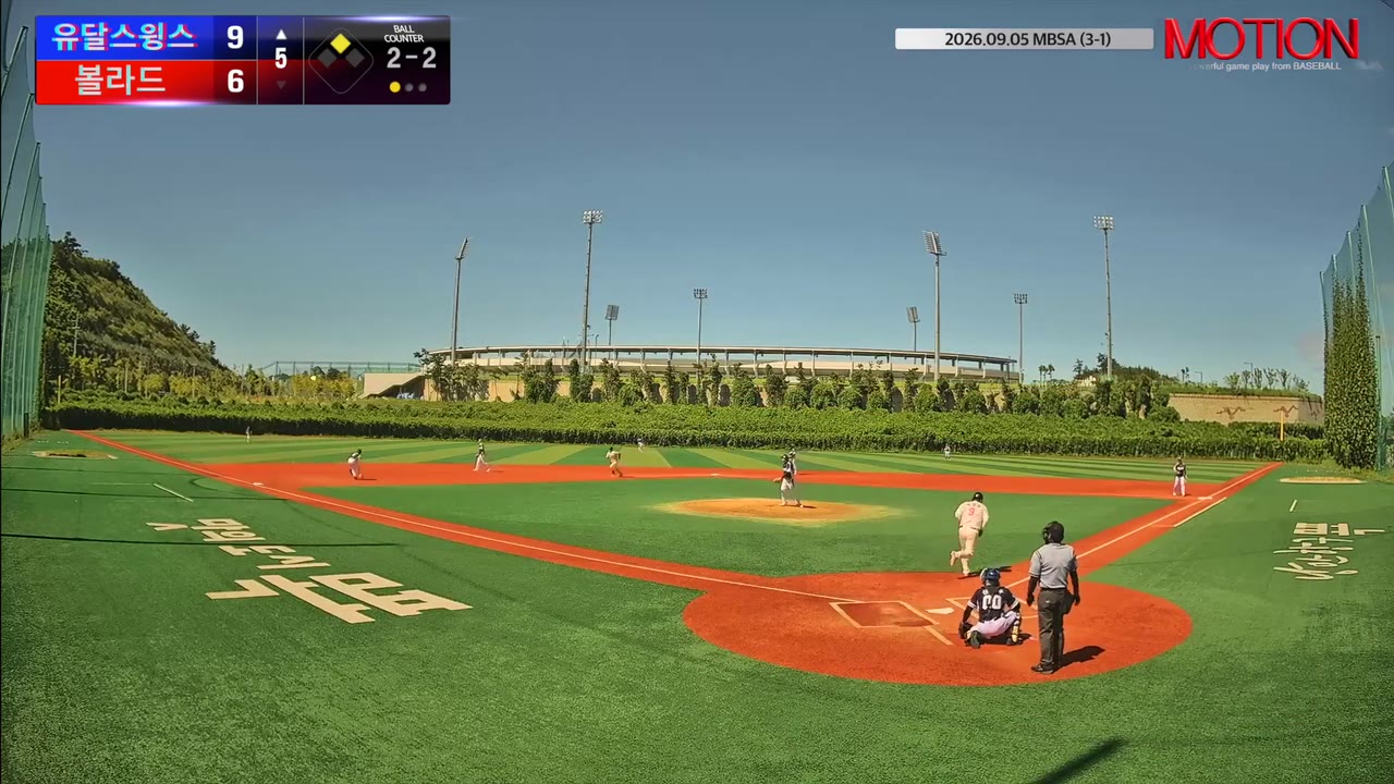박성모(9번, 유달스윙스) 1루타 클립 | vs 볼라드 | 9/5 (신축구장)